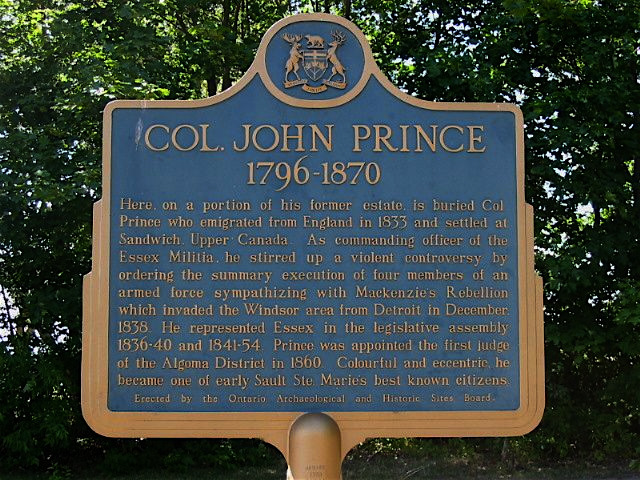 Colonel John Prince 1796-1870