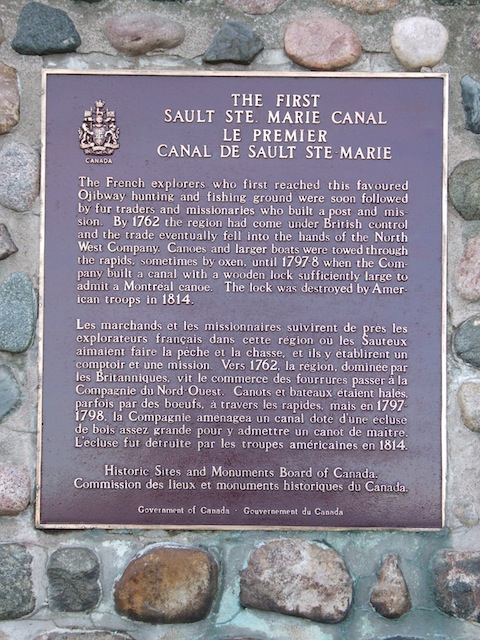 First Sault Ste. Marie Canal