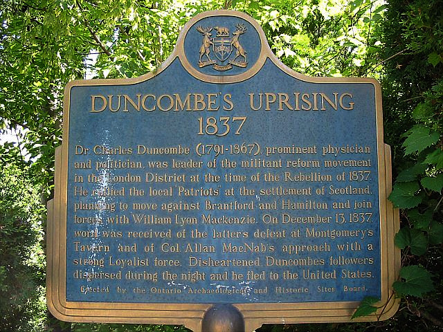 Duncombe's Uprising 1837