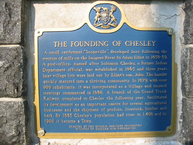 The Founding of Chesley