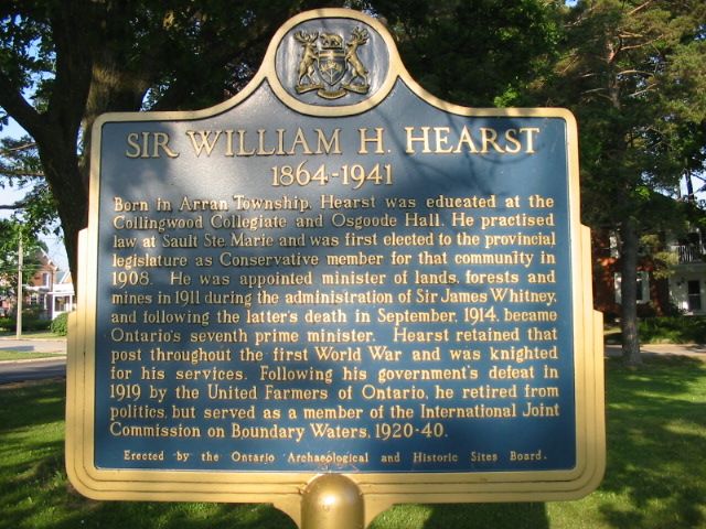 Sir William H. Hearst 1864-1941