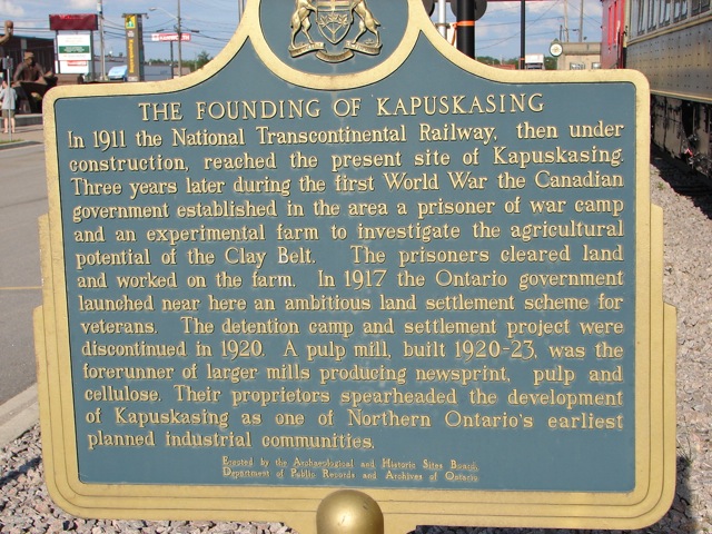 The Founding of Kapuskasing