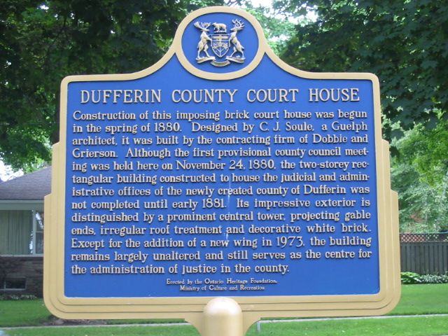 Dufferin County Court House