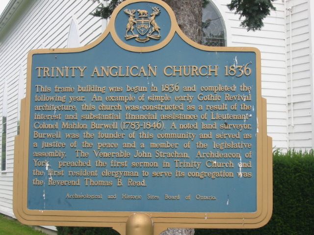 Trinity Anglican Church 1836