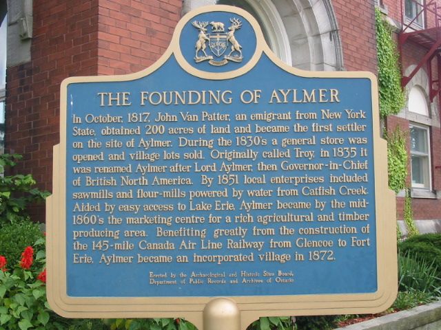 The Founding of Aylmer