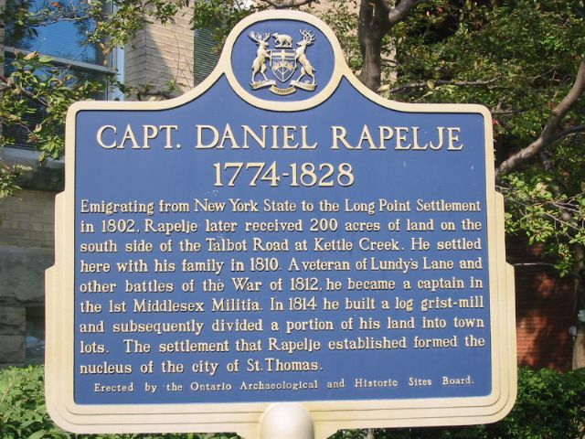 Captain Daniel Rapelje 1774-1828