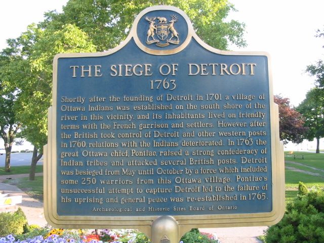 The Siege of Detroit 1763