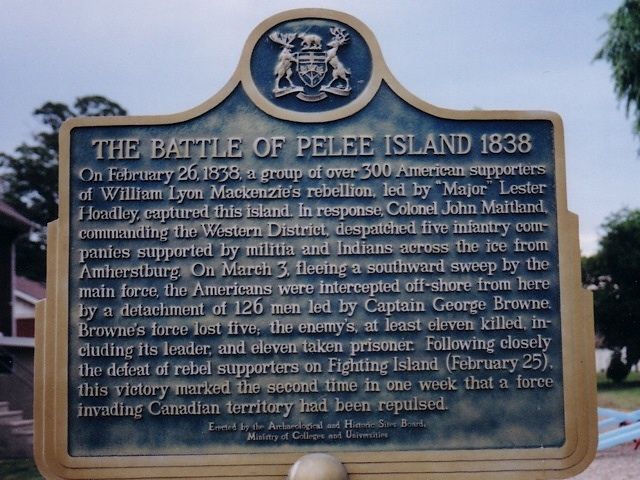 The Battle of Pelee Island 1838