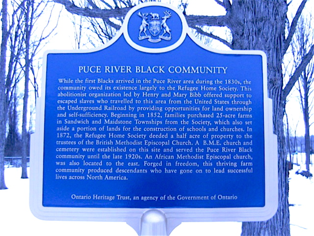 Puce River Black Community