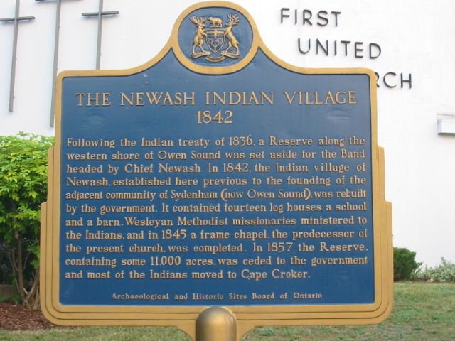 The Newash Indian Village 1842