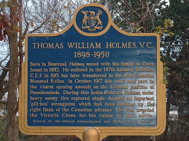 Thomas William Holmes, V.C. 1898-1950