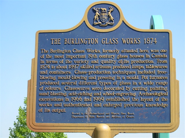 The Burlington Glass Works 1874