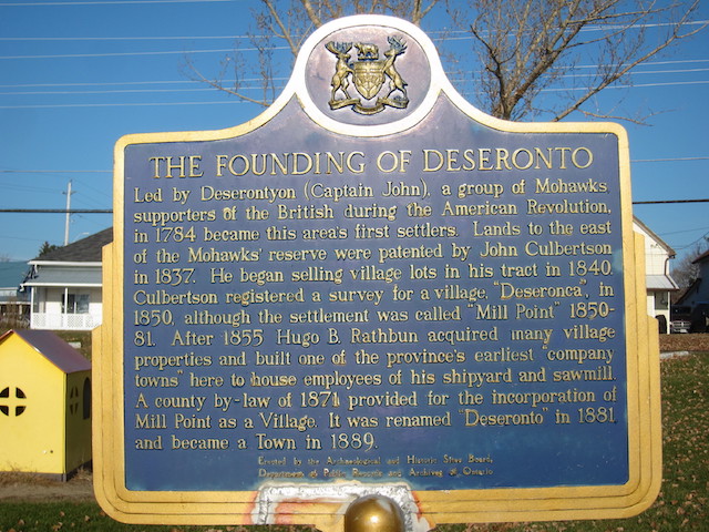 The Founding of Deseronto