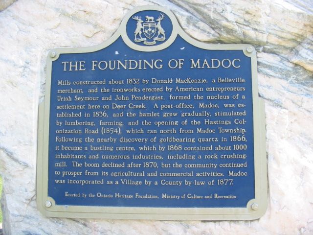 The Founding of Madoc