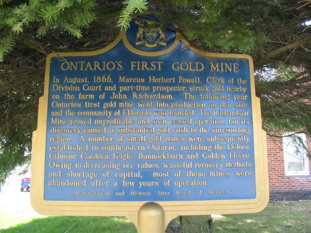 Ontario's First Gold Mine