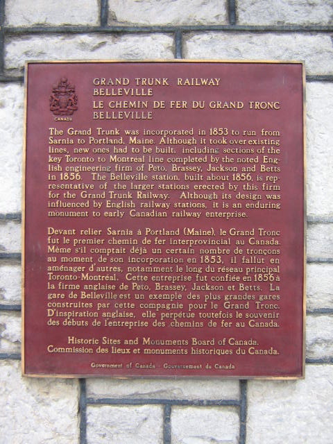 Grand Trunk Railway Belleville