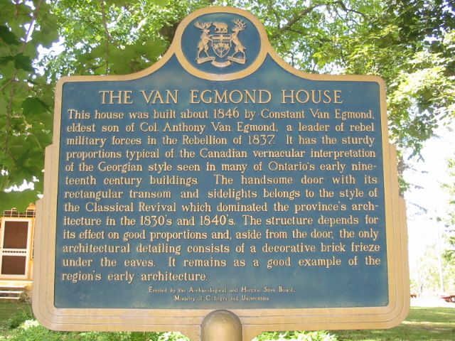 The Van Egmond House
