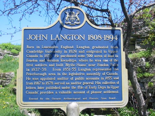John Langton 1808-1894
