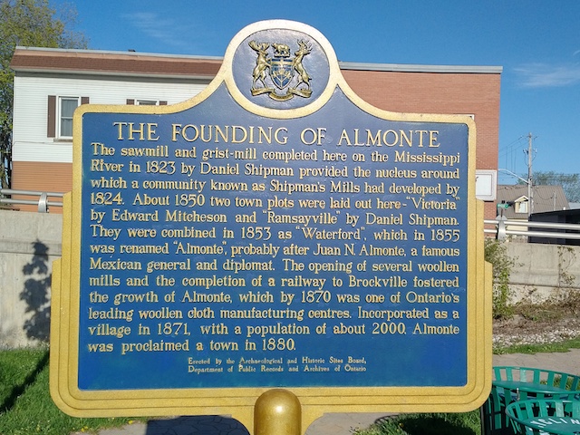 The Founding of Almonte