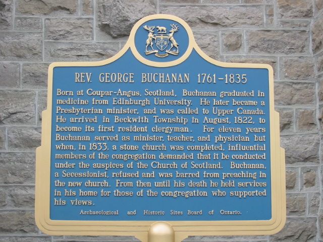 Reverend George Buchanan 1761-1835