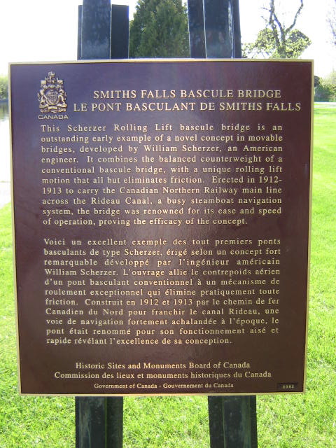Smiths Falls Bascule Bridge