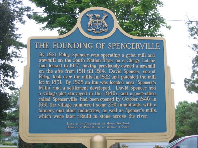 The Founding of Spencerville