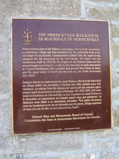 Merrickville Blockhouse 1832