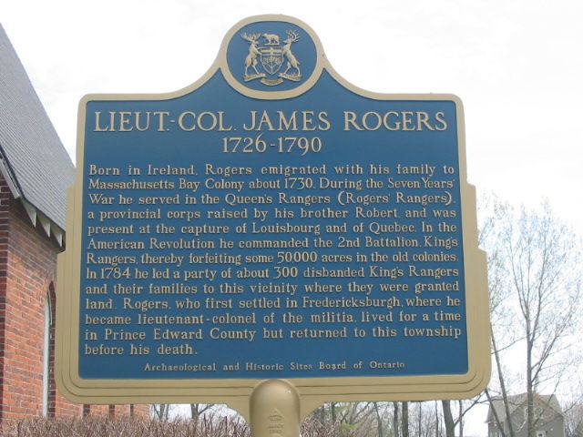 Lieutenant-Colonel James Rogers 1726-1790