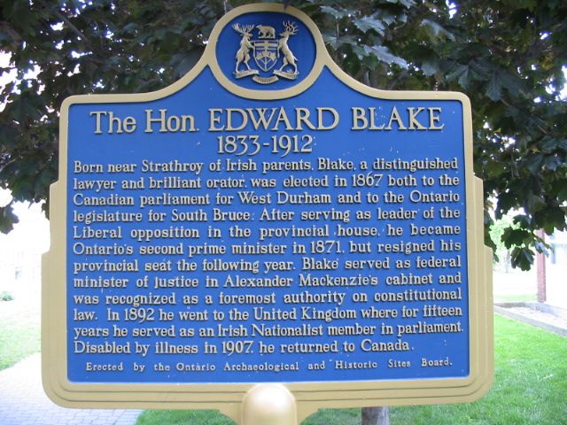 Honourable Edward Blake