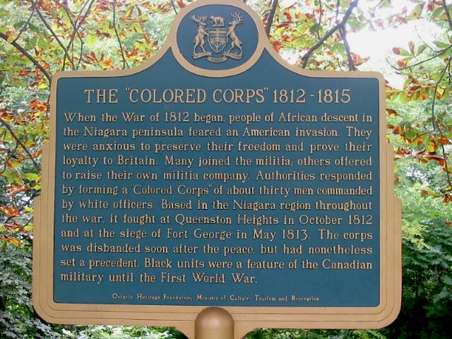 The 'Colored Corps' 1812-1815