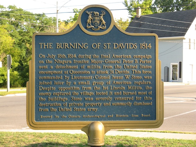 The Burning of St. Davids 1814