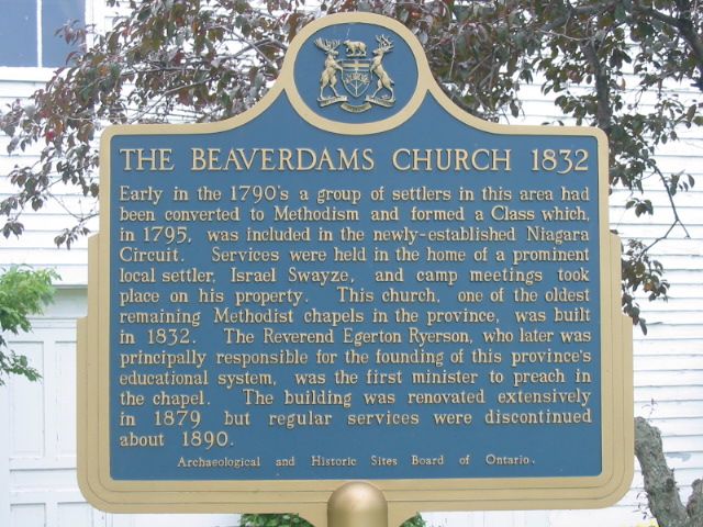 The Beaverdams Church 1832