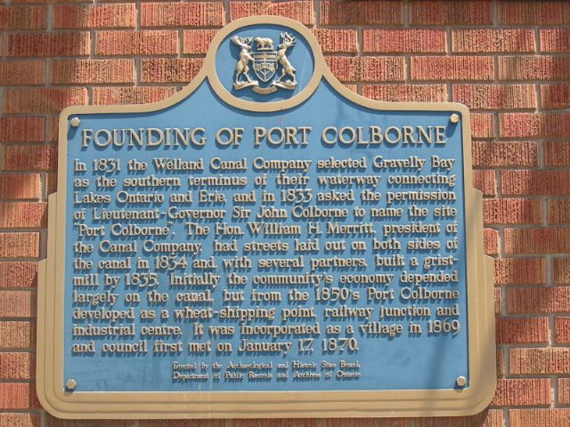 Founding of Port Colborne