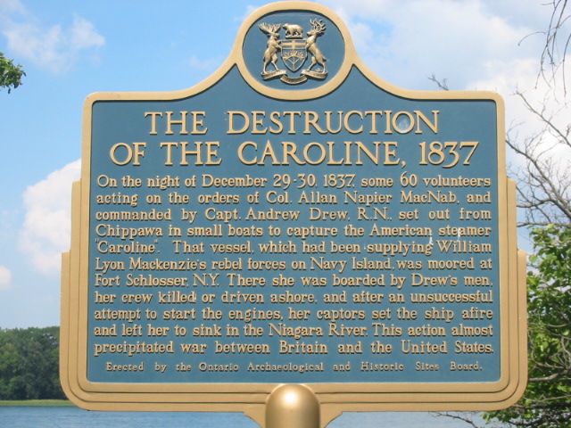 The Destruction of the Caroline, 1837