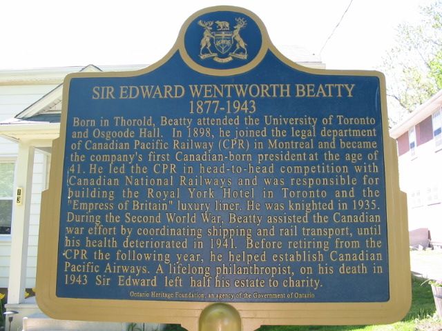 Sir Edward Wentworth Beatty 1877-1943