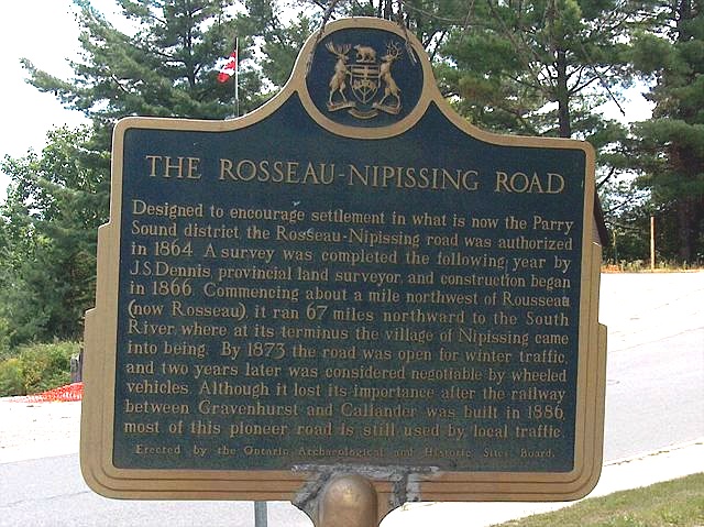 The Rosseau-Nipissing Road