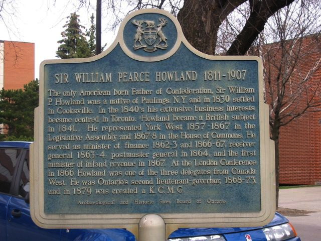 Sir William Pearce Howland 1811-1907