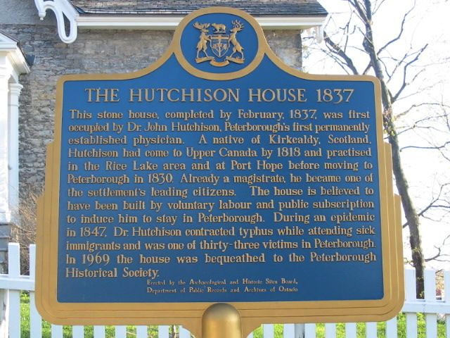 The Hutchison House 1837