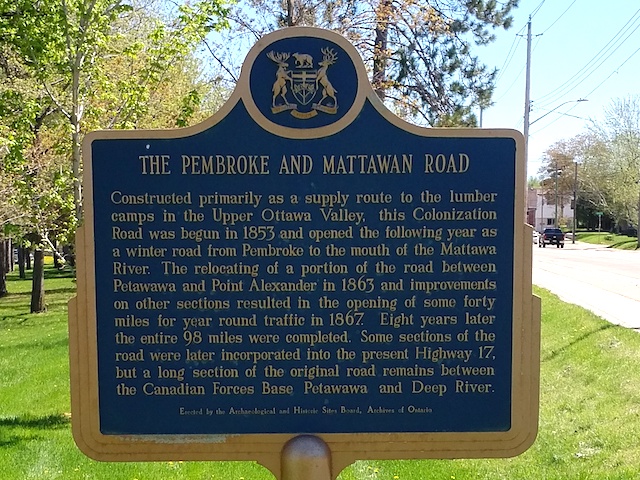 Pembroke and Mattawan Road