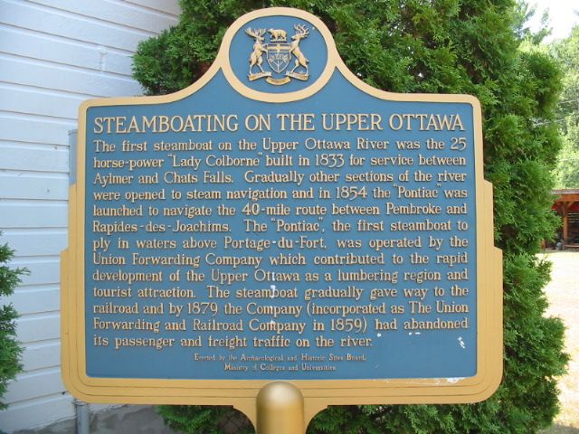 Steamboating on the Upper Ottawa