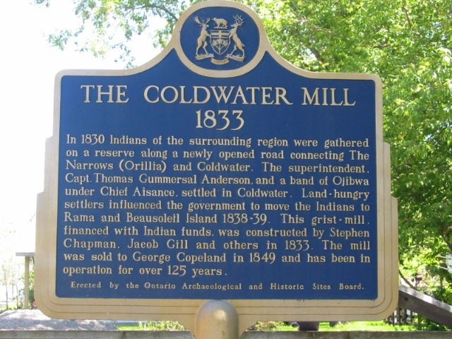 The Coldwater Mill 1833