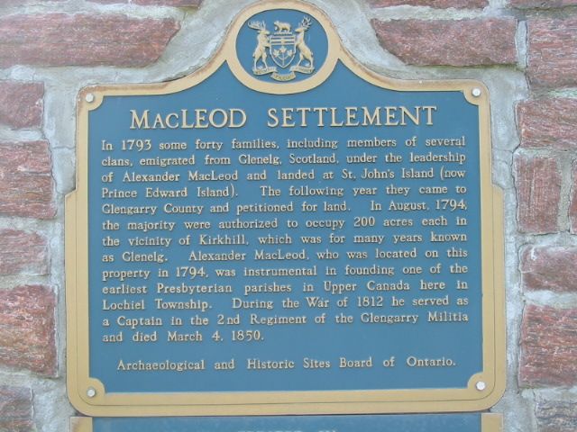 MacLeod Settlement