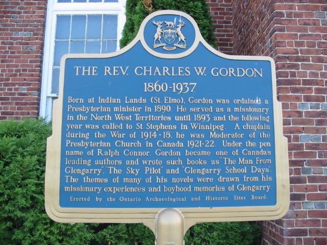 The Reverend Charles W. Gordon 1860-1937