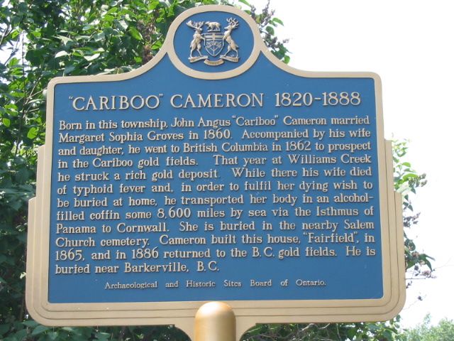 'Cariboo' Cameron 1820-1888