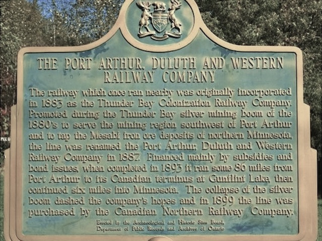 The Port Arthur, Duluth and Western Railway Company