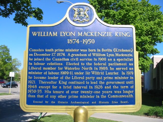 William Lyon Mackenzie King, 1874-1950