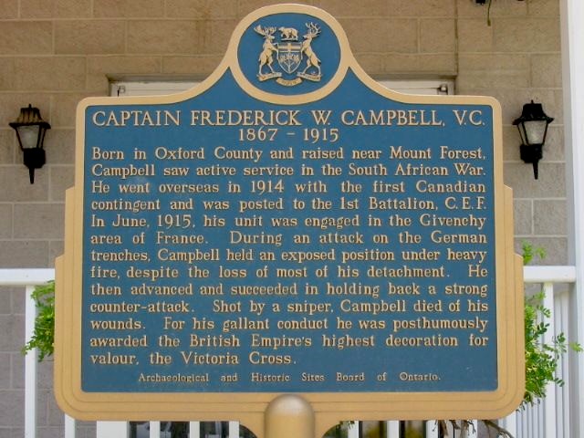 Captain Frederick W. Campbell, V.C. 1867-1915