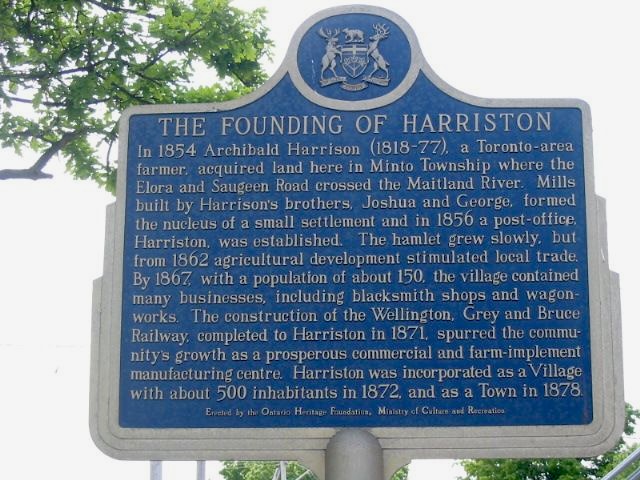 The Founding of Harriston