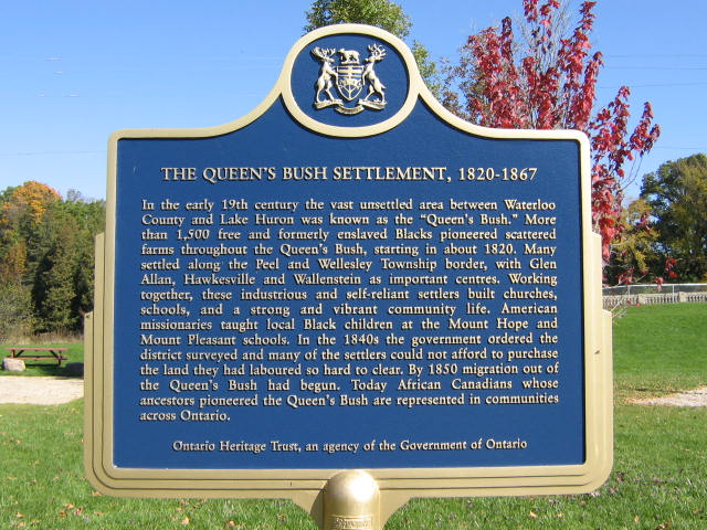 The Queen's Bush Settlement