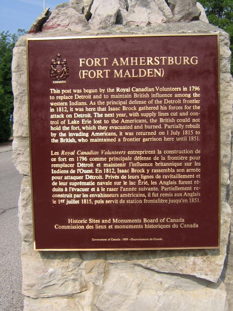 Fort Amherstburg (Fort Malden)